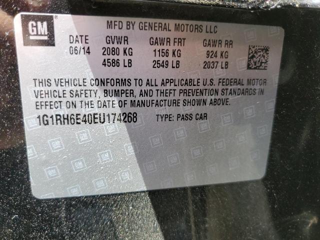 Photo 11 VIN: 1G1RH6E40EU174268 - CHEVROLET VOLT 