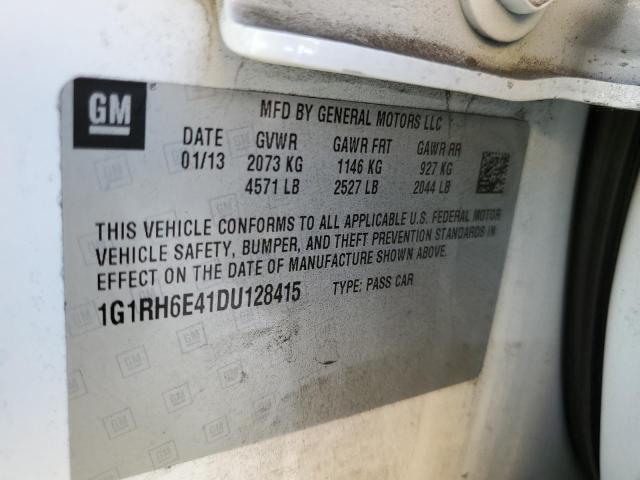 Photo 11 VIN: 1G1RH6E41DU128415 - CHEVROLET VOLT 