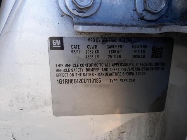 Photo 11 VIN: 1G1RH6E42CU119186 - CHEVROLET VOLT 