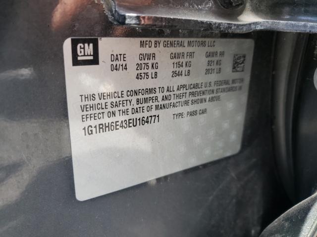 Photo 9 VIN: 1G1RH6E43EU164771 - CHEVROLET VOLT 