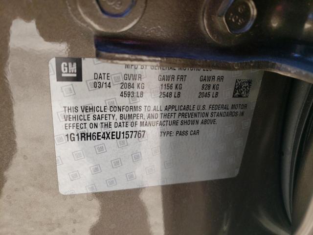 Photo 9 VIN: 1G1RH6E4XEU157767 - CHEVROLET VOLT 