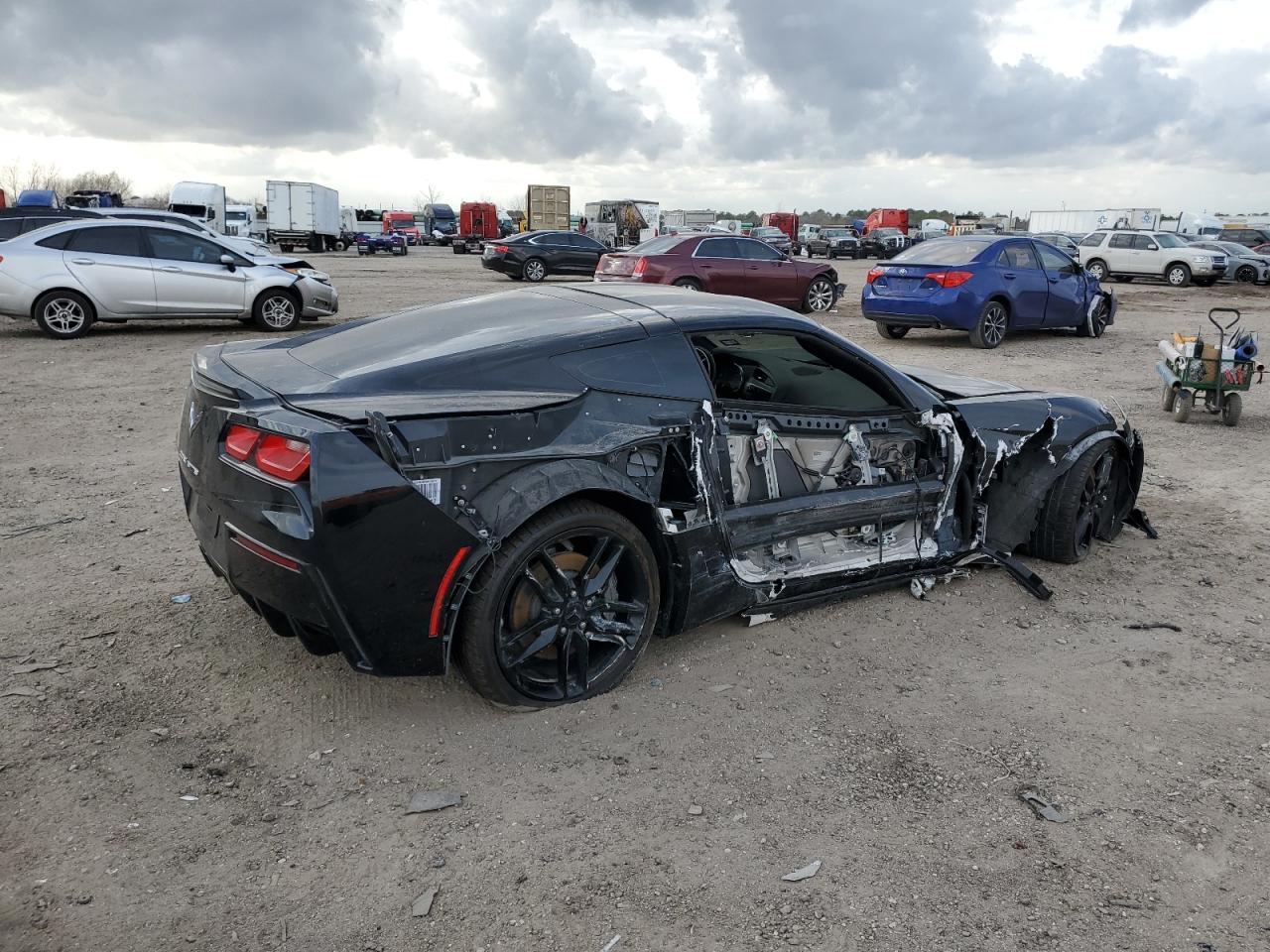 Photo 2 VIN: 1G1YB2D79K5115212 - CHEVROLET CORVETTE 