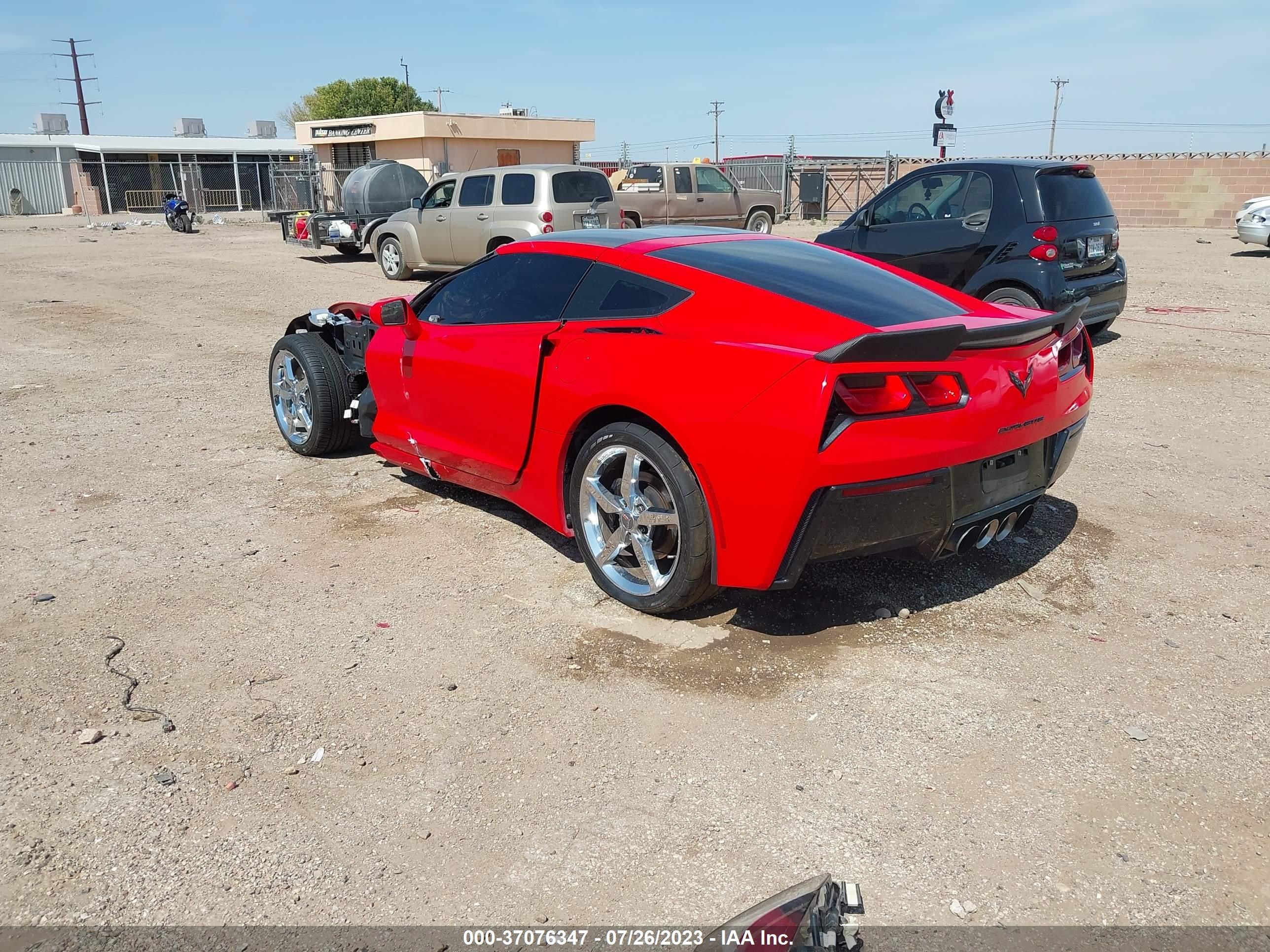 Photo 2 VIN: 1G1YC2D72E5103436 - CHEVROLET CORVETTE 