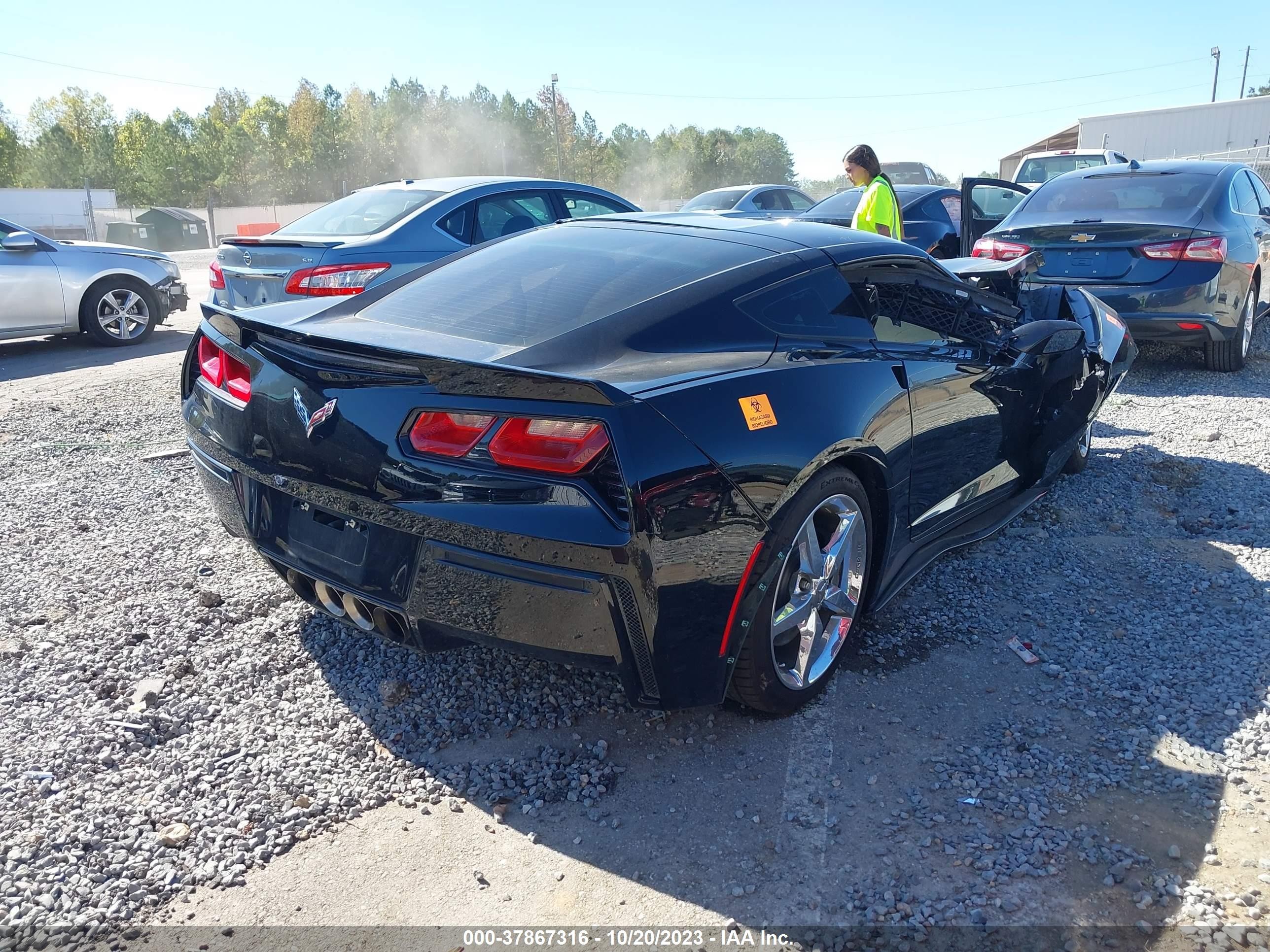 Photo 3 VIN: 1G1YC2D7XE5105693 - CHEVROLET CORVETTE 