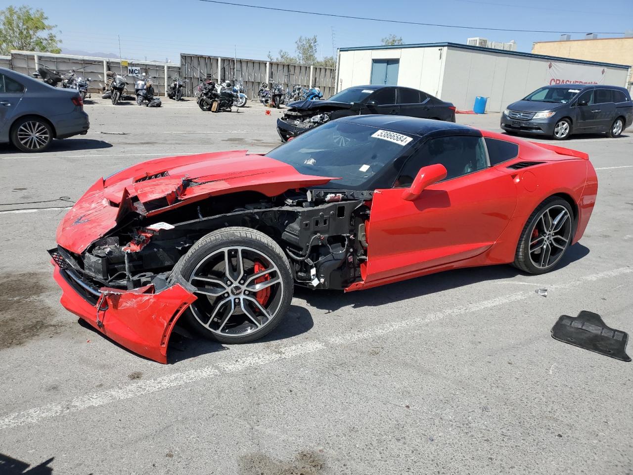 Photo 1 VIN: 1G1YG2D70F5107670 - CHEVROLET CORVETTE 