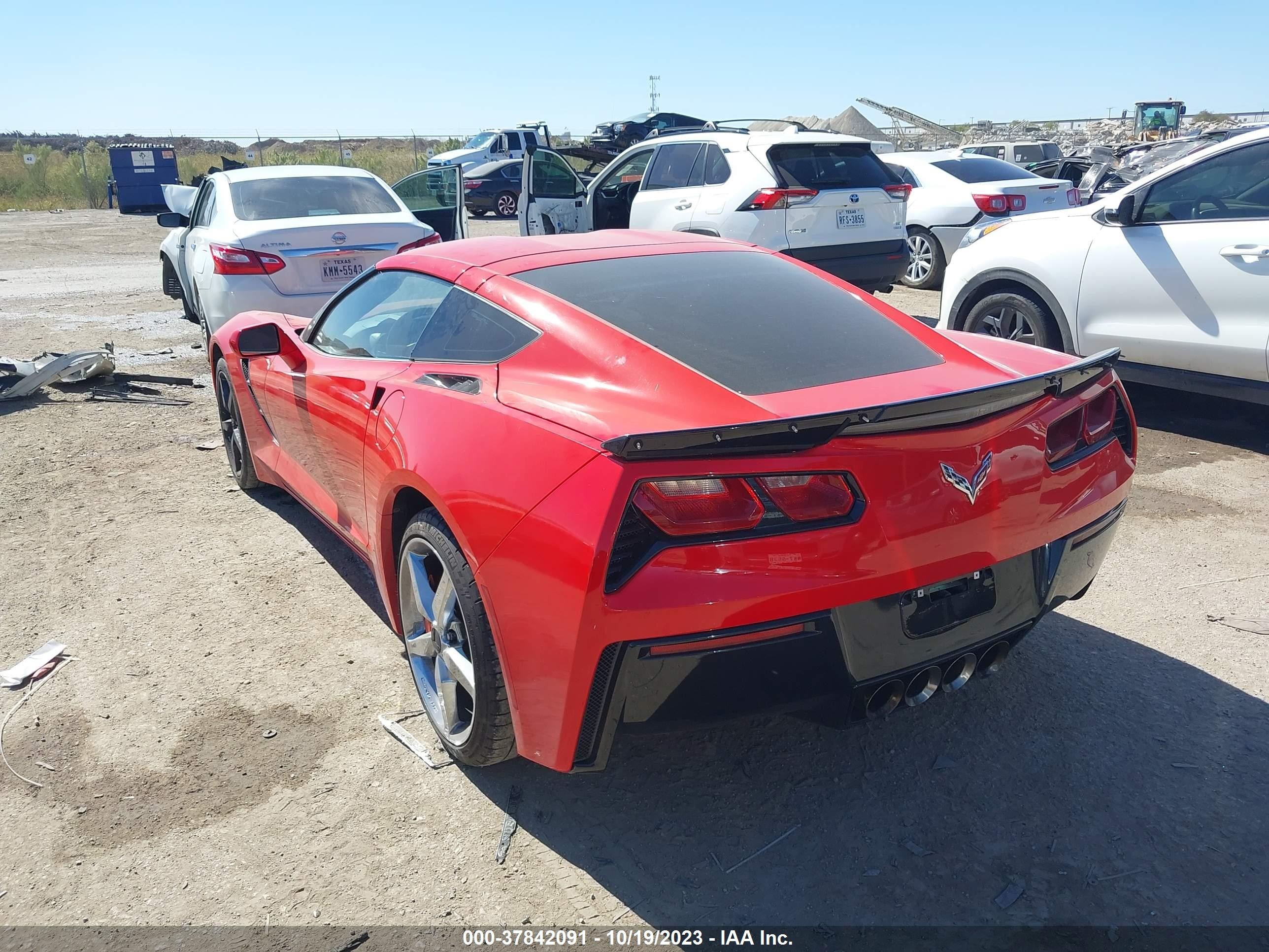 Photo 2 VIN: 1G1YG2D77E5124870 - CHEVROLET CORVETTE 