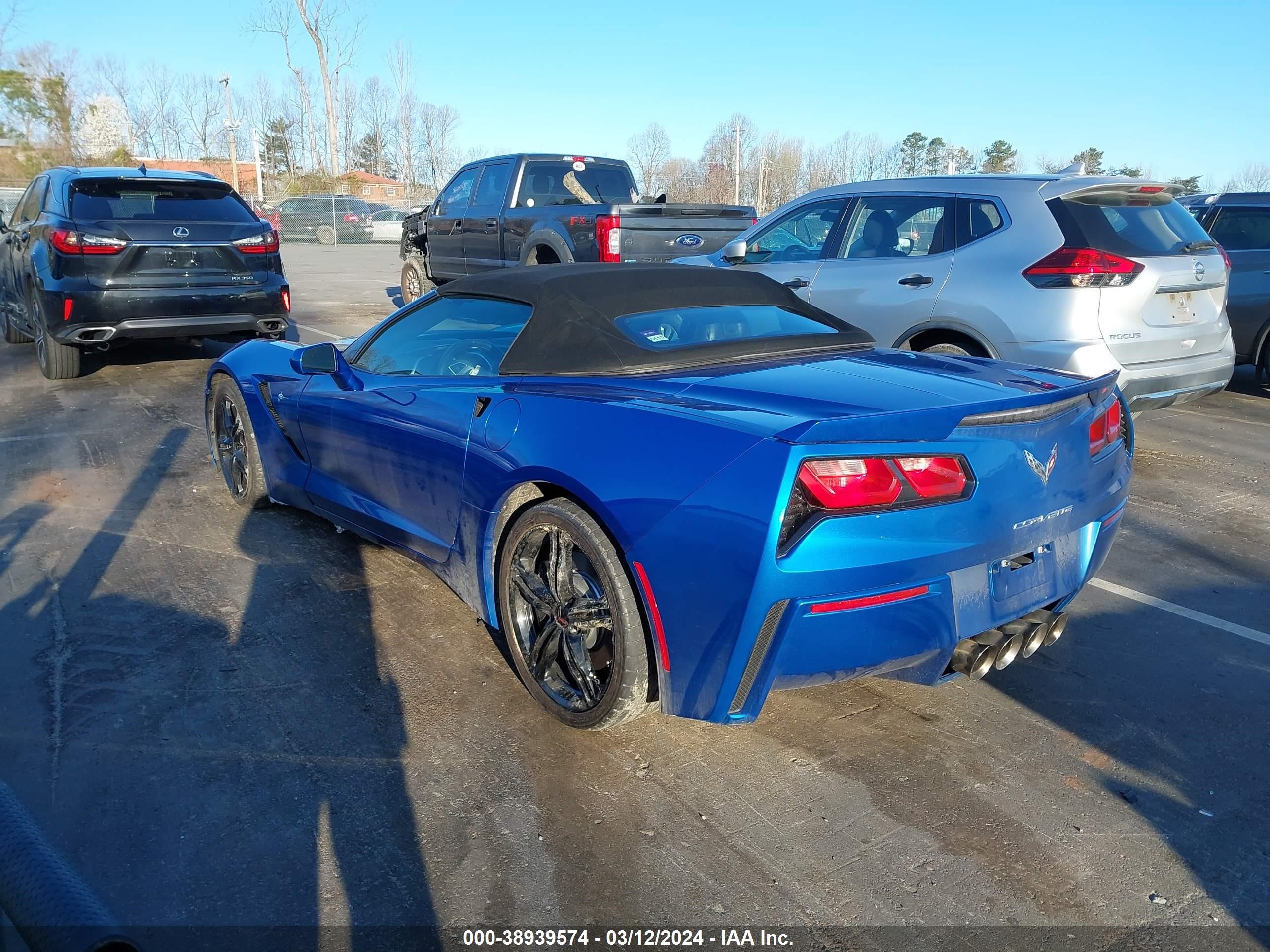 Photo 2 VIN: 1G1YJ3D74E5116006 - CHEVROLET CORVETTE 