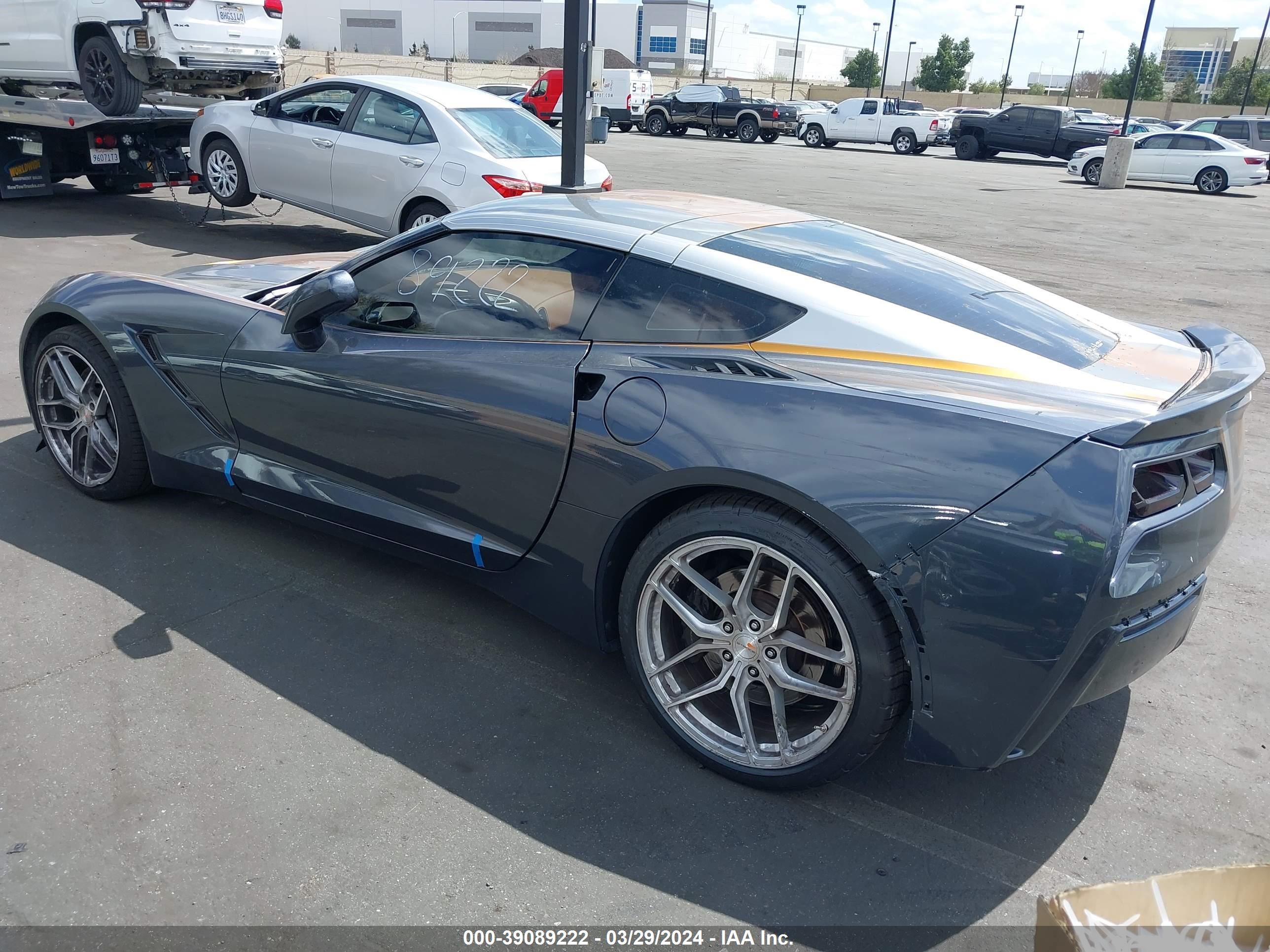 Photo 2 VIN: 1G1YM2D74E5105380 - CHEVROLET CORVETTE 