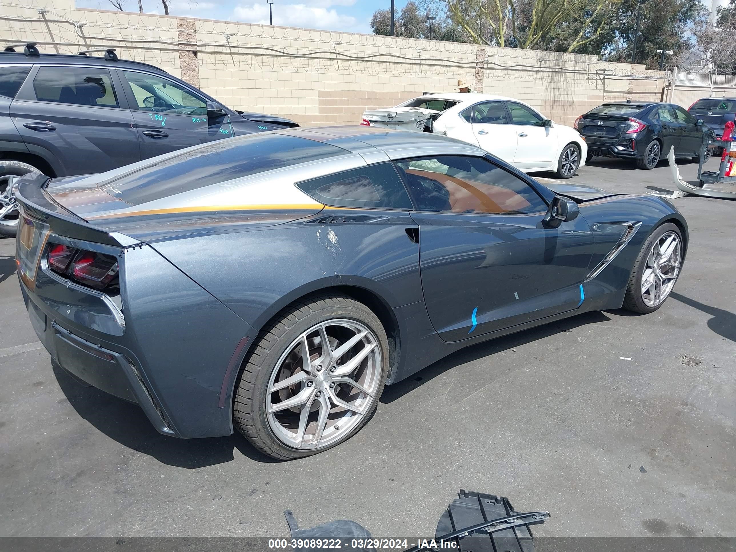 Photo 3 VIN: 1G1YM2D74E5105380 - CHEVROLET CORVETTE 