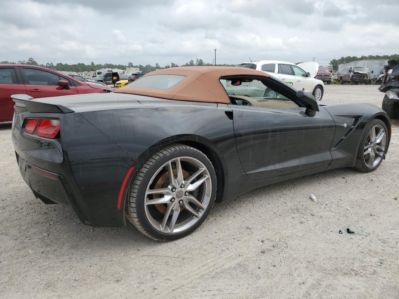 Photo 2 VIN: 1G1YM3D74E5107412 - CHEVROLET CORVETTE 