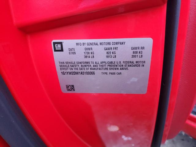 Photo 11 VIN: 1G1YW2DW1A5100066 - CHEVROLET CORVETTE G 