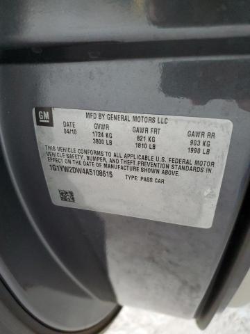 Photo 11 VIN: 1G1YW2DW4A5108615 - CHEVROLET CORVETTE G 