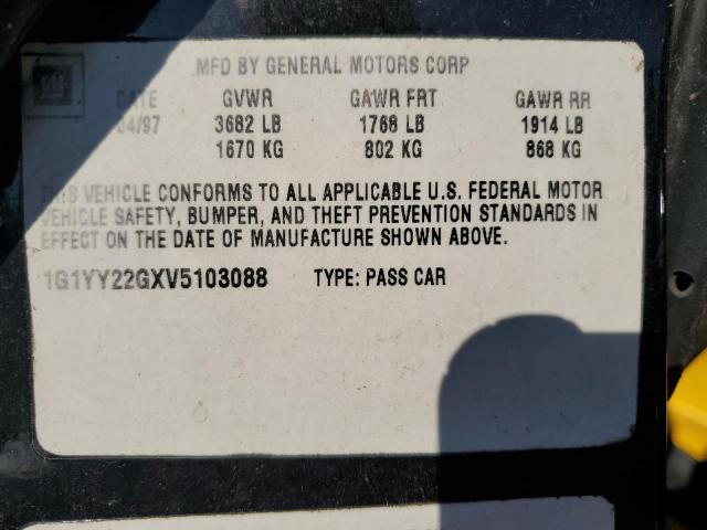 Photo 11 VIN: 1G1YY22GXV5103088 - CHEVROLET CORVETTE 