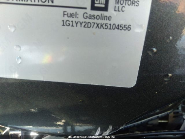 Photo 8 VIN: 1G1YY2D7XK5104556 - CHEVROLET CORVETTE 