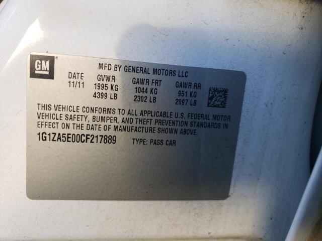 Photo 11 VIN: 1G1ZA5E00CF217889 - CHEVROLET MALIBU 