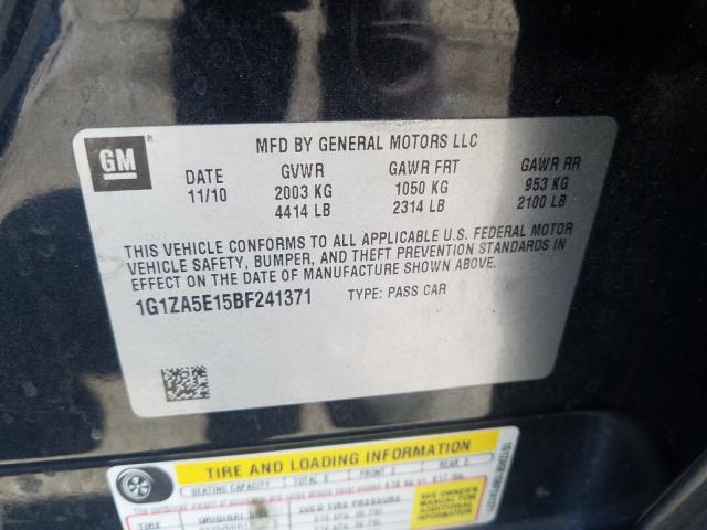 Photo 9 VIN: 1G1ZA5E15BF241371 - CHEVROLET MALIBU LS 