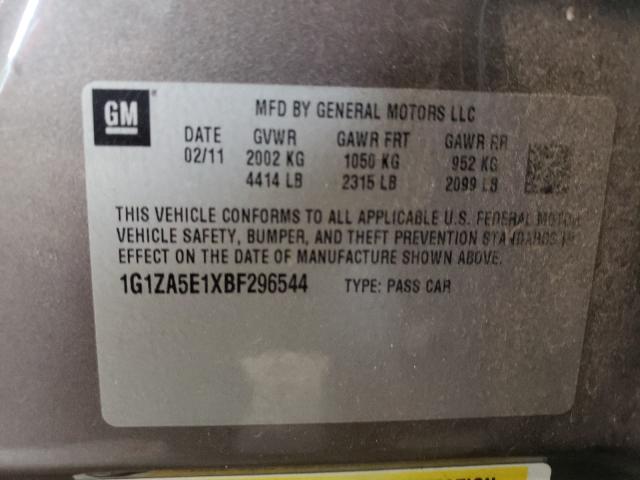 Photo 9 VIN: 1G1ZA5E1XBF296544 - CHEVROLET MALIBU LS 