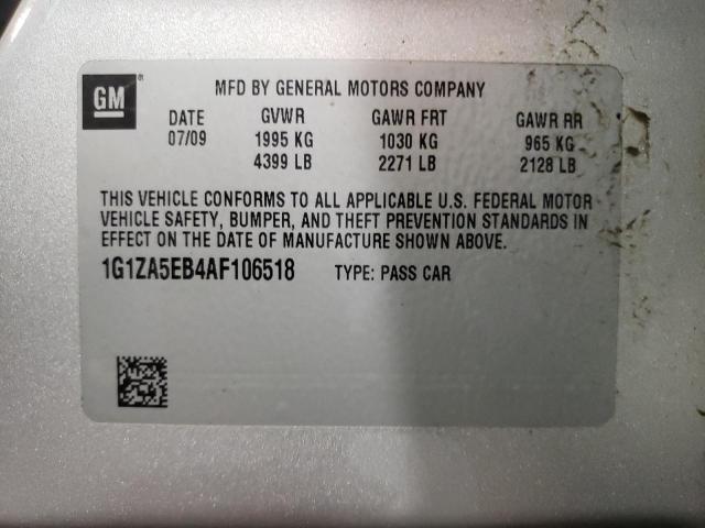 Photo 11 VIN: 1G1ZA5EB4AF106518 - CHEVROLET MALIBU LS 