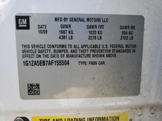 Photo 11 VIN: 1G1ZA5EB7AF155504 - CHEVROLET MALIBU LS 