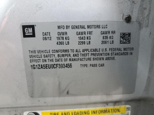 Photo 11 VIN: 1G1ZA5EU0CF393456 - CHEVROLET MALIBU 