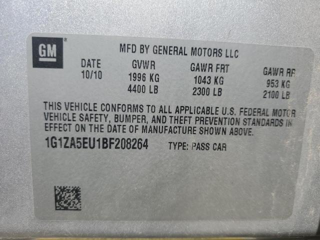 Photo 12 VIN: 1G1ZA5EU1BF208264 - CHEVROLET MALIBU LS 