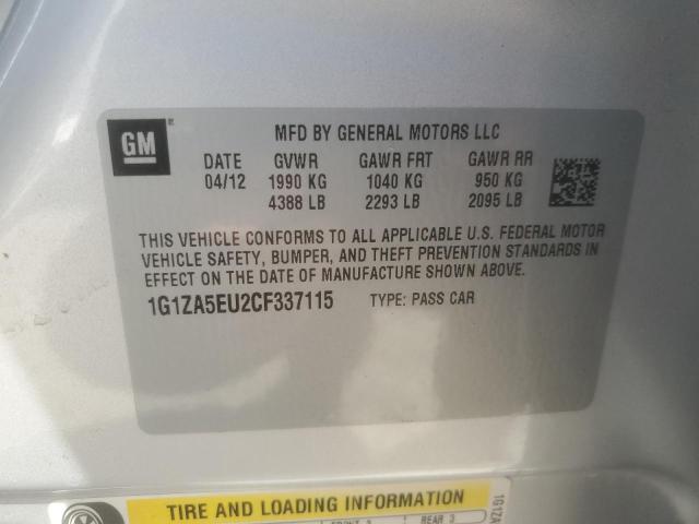 Photo 12 VIN: 1G1ZA5EU2CF337115 - CHEVROLET MALIBU LS 