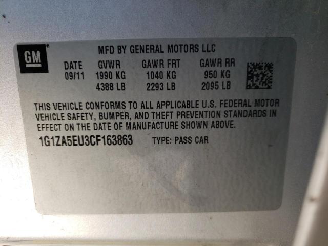 Photo 11 VIN: 1G1ZA5EU3CF163863 - CHEVROLET MALIBU LS 