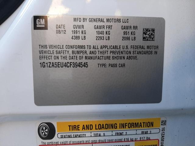 Photo 11 VIN: 1G1ZA5EU4CF394545 - CHEVROLET MALIBU LS 