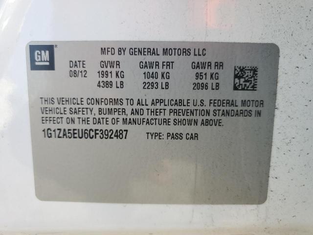 Photo 11 VIN: 1G1ZA5EU6CF392487 - CHEVROLET MALIBU LS 