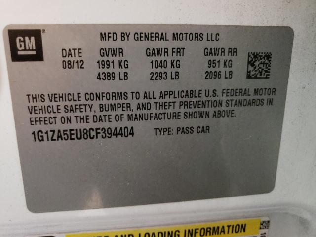 Photo 11 VIN: 1G1ZA5EU8CF394404 - CHEVROLET MALIBU 