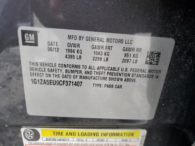 Photo 11 VIN: 1G1ZA5EU9CF371407 - CHEVROLET MALIBU LS 