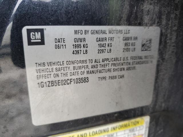 Photo 11 VIN: 1G1ZB5E02CF103583 - CHEVROLET MALIBU 