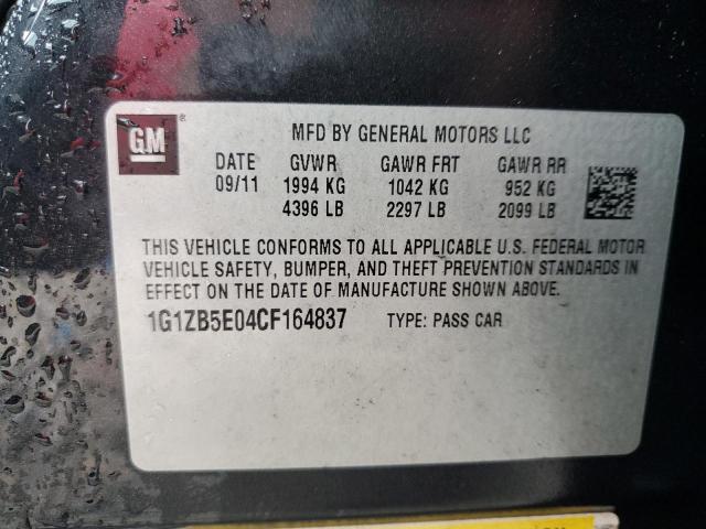 Photo 11 VIN: 1G1ZB5E04CF164837 - CHEVROLET MALIBU LS 