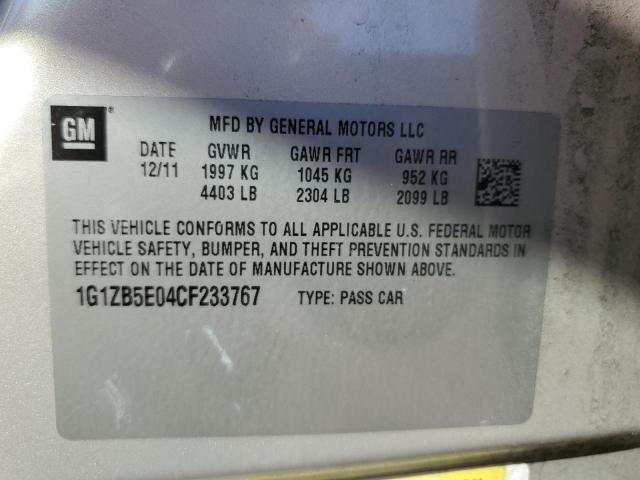 Photo 11 VIN: 1G1ZB5E04CF233767 - CHEVROLET MALIBU 