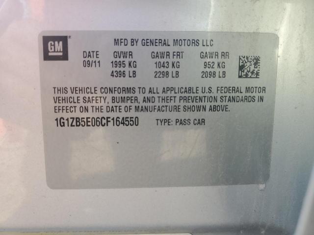 Photo 11 VIN: 1G1ZB5E06CF164550 - CHEVROLET MALIBU LS 