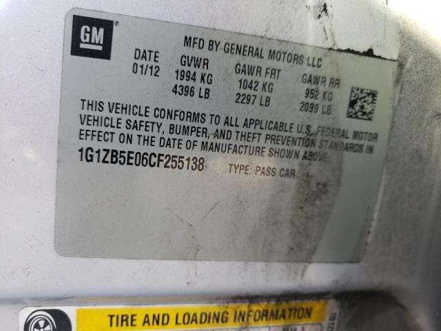 Photo 11 VIN: 1G1ZB5E06CF255138 - CHEVROLET MALIBU 