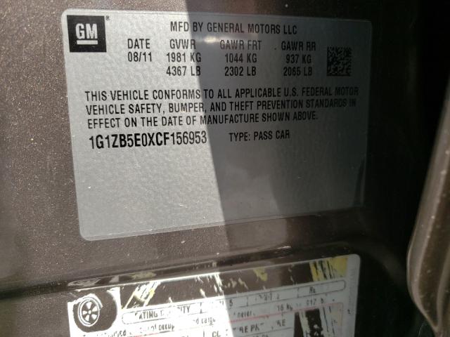 Photo 9 VIN: 1G1ZB5E0XCF156953 - CHEVROLET MALIBU LS 