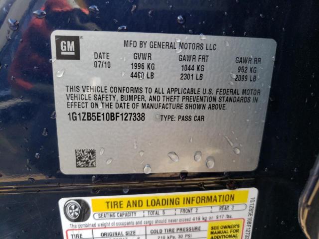 Photo 9 VIN: 1G1ZB5E10BF127338 - CHEVROLET MALIBU LS 