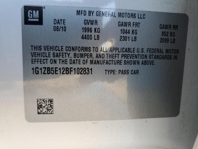 Photo 9 VIN: 1G1ZB5E12BF102831 - CHEVROLET MALIBU LS 