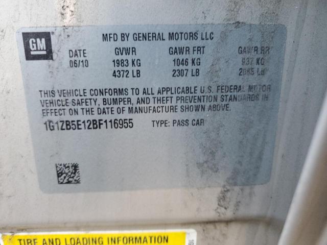 Photo 11 VIN: 1G1ZB5E12BF116955 - CHEVROLET MALIBU 