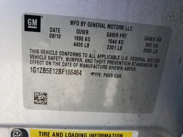 Photo 9 VIN: 1G1ZB5E12BF166464 - CHEVROLET MALIBU LS 