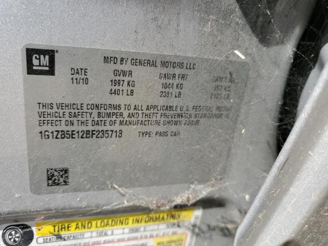 Photo 9 VIN: 1G1ZB5E12BF235718 - CHEVROLET MALIBU LS 