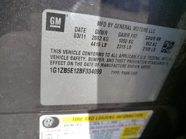 Photo 11 VIN: 1G1ZB5E12BF334099 - CHEVROLET MALIBU LS 