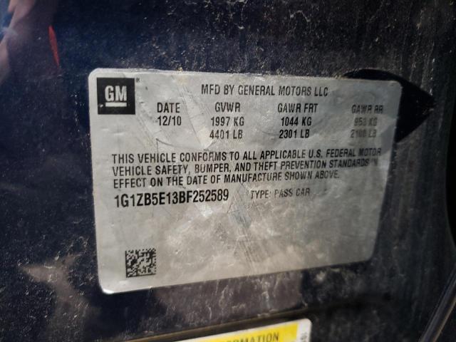 Photo 11 VIN: 1G1ZB5E13BF252589 - CHEVROLET MALIBU LS 