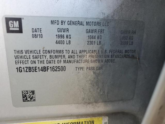 Photo 9 VIN: 1G1ZB5E14BF162500 - CHEVROLET MALIBU LS 