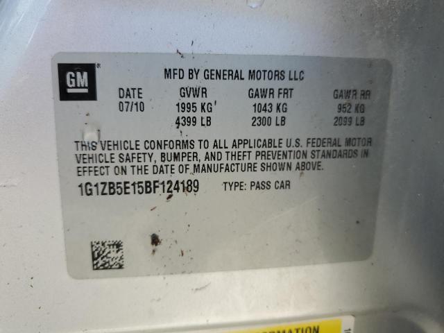 Photo 12 VIN: 1G1ZB5E15BF124189 - CHEVROLET MALIBU LS 