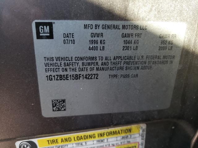 Photo 9 VIN: 1G1ZB5E15BF142272 - CHEVROLET MALIBU LS 