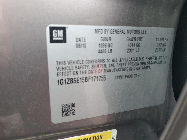 Photo 11 VIN: 1G1ZB5E15BF171755 - CHEVROLET MALIBU LS 