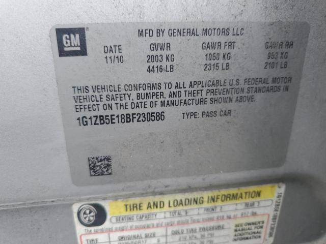 Photo 11 VIN: 1G1ZB5E18BF230586 - CHEVROLET MALIBU 