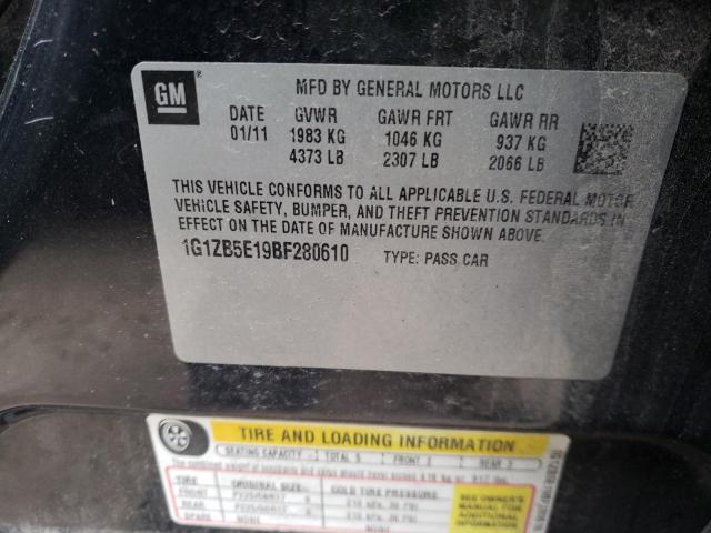 Photo 11 VIN: 1G1ZB5E19BF280610 - CHEVROLET MALIBU LS 